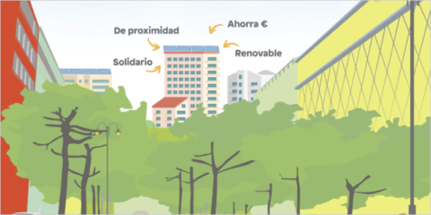 Actur Barrio Solar en Zaragoza, iniciativa para fomentar el autoconsumo de energía solar de forma colectiva