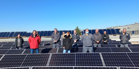 Una planta fotovoltaica proporciona al Hospital de Villarrobledo el 20% de la energía que consume