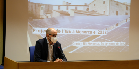 Viviendas y empresas de Menorca se beneficiarán de los proyectos de autoconsumo compartido del IBE