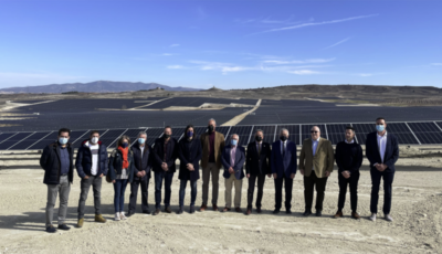 inauguración de la planta fotovoltaica Alizarsun