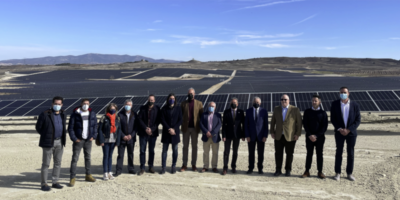inauguración de la planta fotovoltaica Alizarsun