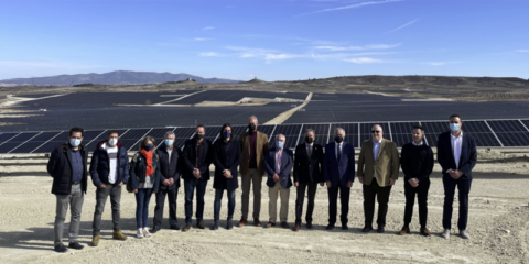 Inaugurada la planta fotovoltaica Alizarsun en Zaragoza con una potencia instalada de 50 MW
