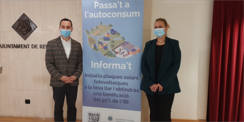 Campaña informativa en Reus para dar a conocer las deducciones en el IBI por autoconsumo