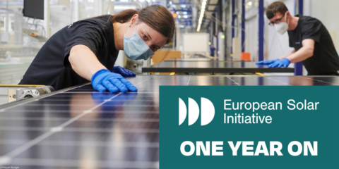 Logros, oportunidades y desafíos de la Iniciativa Solar Europea en el primer aniversario de su lanzamiento