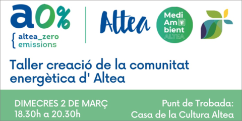 El Ayuntamiento de Altea pone en marcha la primera comunidad energética de la localidad