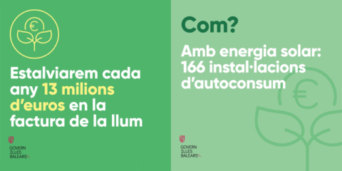 Primer plan de autoconsumo en los edificios de la administración autonómica de Baleares