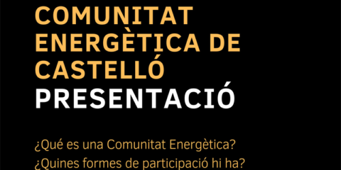 Jornadas informativas en Castellón para impulsar la creación de comunidades energéticas locales