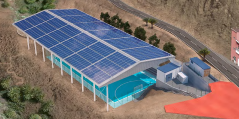 Comienza la segunda fase de los trabajos para crear una central fotovoltaica en La Gomera