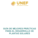 Nueva guía sobre las mejores prácticas de sostenibilidad para el despliegue de plantas solares