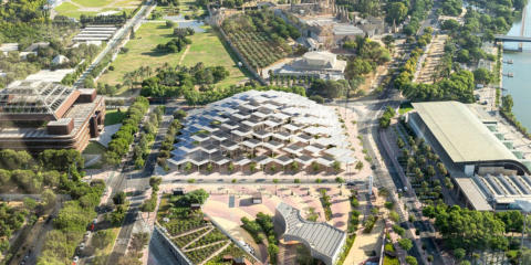 Un edificio con marquesinas fotovoltaicas será la sede del JRC de la Comisión Europea en Sevilla