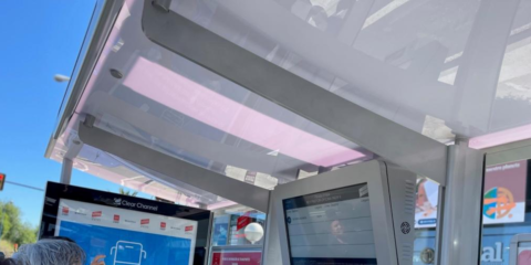 La Comunidad de Madrid instala en Leganés la primera marquesina fotovoltaica de autobuses