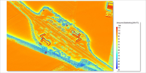Un nuevo proyecto evalúa el potencial fotovoltaico de las principales carreteras de Alemania