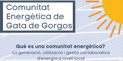 El Ayuntamiento de Gata de Gorgos impulsa la creación de una comunidad energética local