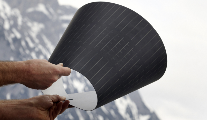 láminas fotovoltaicas flexibles de Sunplugged 