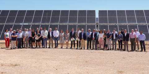 Dos cooperativas ponen en marcha en Requena la planta solar fotovoltaica Luzem-San Antonio