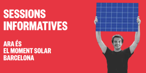 Sesiones informativas sobre las ayudas para instalar placas solares en el Nou Barris de Barcelona