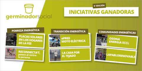 La sexta edición del Germinador Social premia seis iniciativas para la transición energética