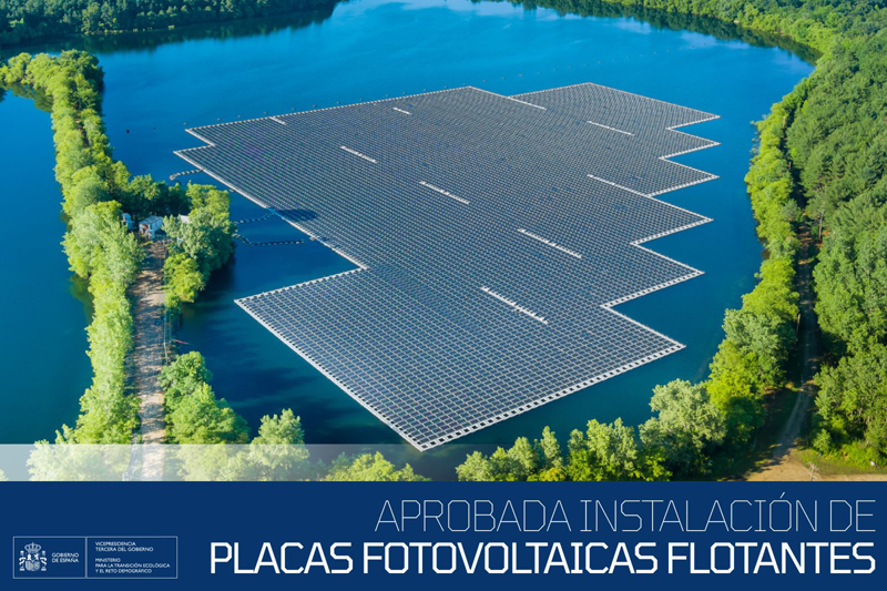 plantas fotovoltaicas flotantes en los embalses
