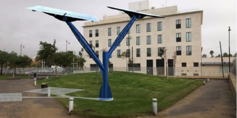 Valencia instalará pavimentos fotovoltaicos y árboles solares con puntos de recarga eléctrica