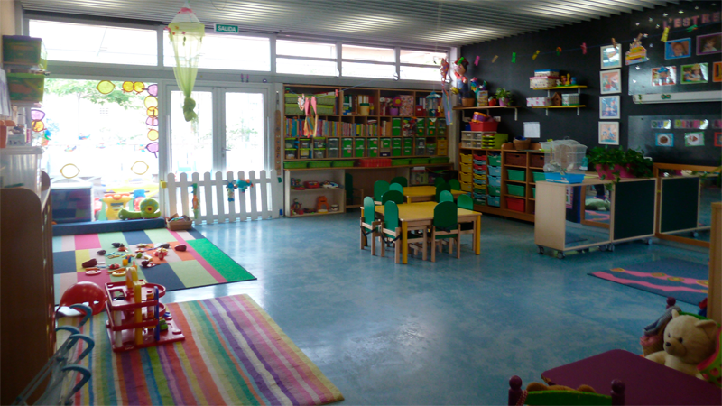 interior de la escuela infantil Pinedo de Valencia