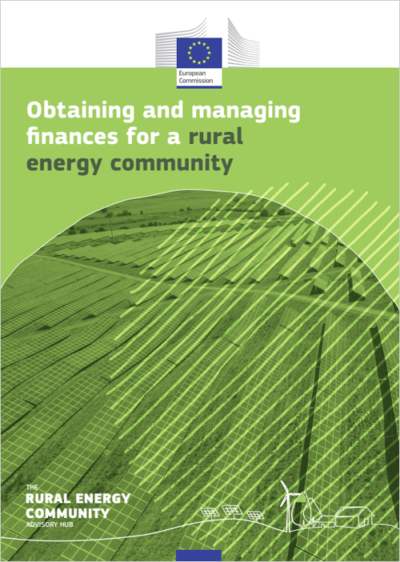 portada del documento ‘Obtención y gestión de la financiación para una comunidad energética rural’