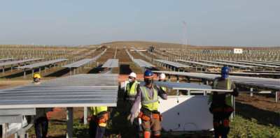 Planta solar de Enel Green Power en la provincia de Sevilla.