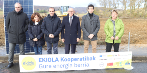 Comienzan las obras del primer parque solar fotovoltaico dentro de la iniciativa Ekiola