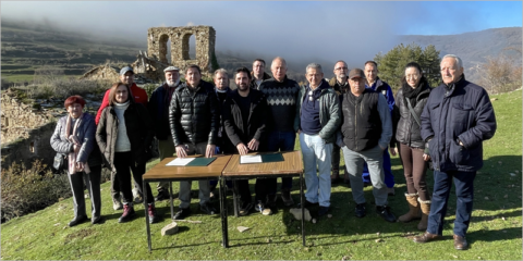 Convenio para crear comunidades energéticas en las aldeas riojanas de Luezas y El Collado