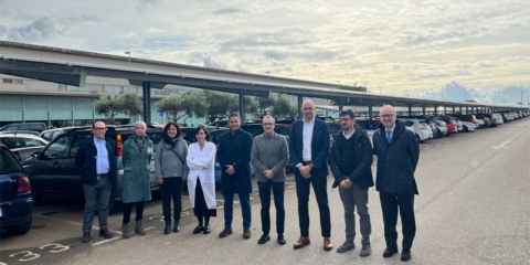 El aparcamiento del Hospital Mateu Orfila de Menorca cuenta con placas fotovoltaicas para autoconsumo