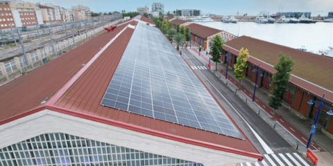 Refuerzo de la cubierta del Refugio 1 del Muelle de Costa en Tarragona para instalar 490 placas solares