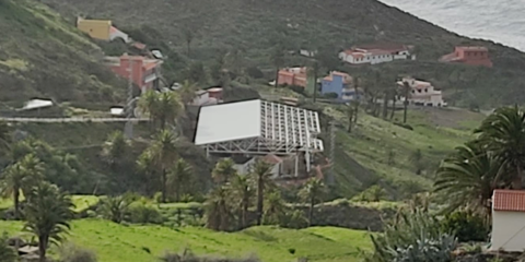 Los trabajos de la central fotovoltaica de Alojera en La Gomera alcanzan el 60% de ejecución