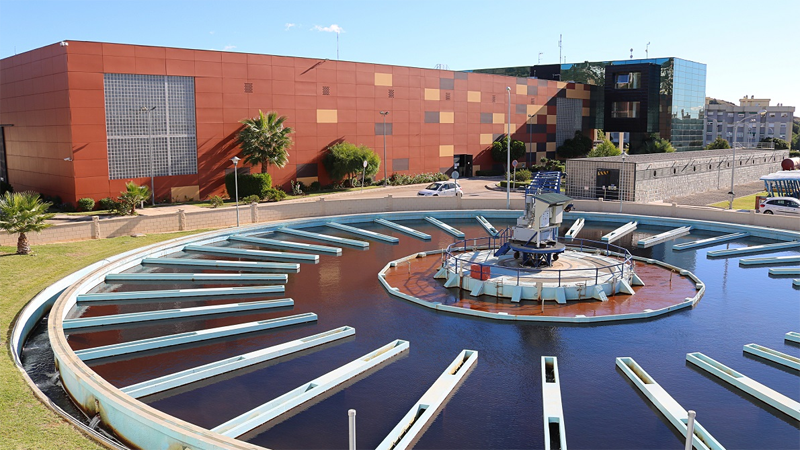 estación de tratamiento de agua potable (ETAP) El Atabal en Málaga