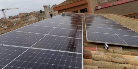 Ejea de los Caballeros instala paneles solares fotovoltaicos en tres edificios municipales