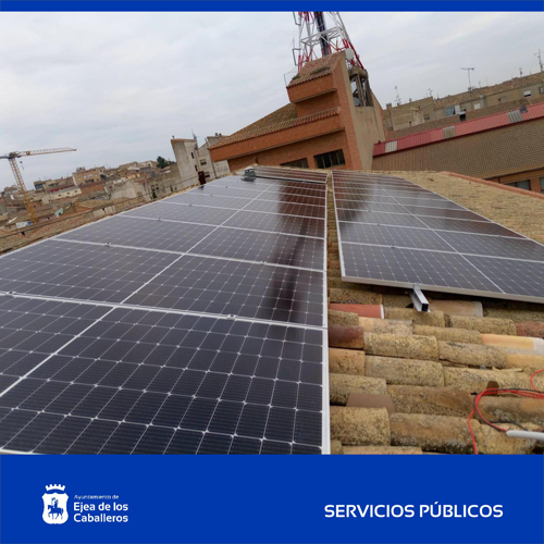 Instalaciones solares fotovoltaicas para autoconsumo en edificios públicos de Ejea de los Caballeros
