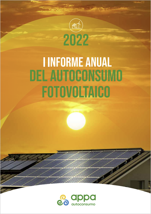 portada del I Informe Anual del Autoconsumo Fotovoltaico