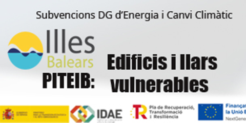 Abierta la convocatoria de ayudas de eficiencia energética y autoconsumo en edificios vulnerables de Baleares