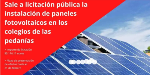 Olivenza licita la instalación de paneles fotovoltaicos para autoconsumo en cuatro colegios