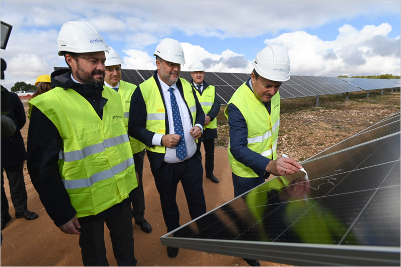 Inauguración oficial de las plantas solares de Minglanilla 