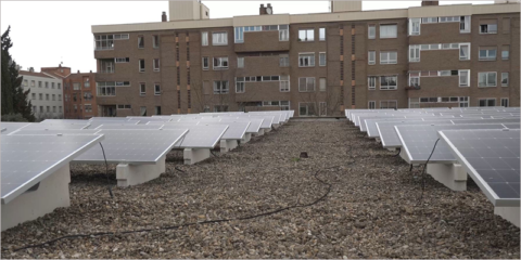 El centro educativo José María Iribarren de Pamplona instala paneles solares en su cubierta
