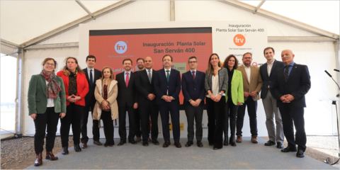 El complejo fotovoltaico San Serván 400 de 150 MW se pone en marcha en Mérida