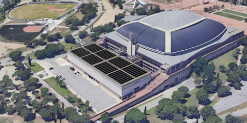 La cubierta del Sant Jordi Club en el Anillo Olímpico de Barcelona contará con placas fotovoltaicas