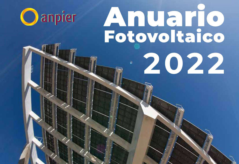 portada Anuario Fotovoltaico 2022 de Anpier 