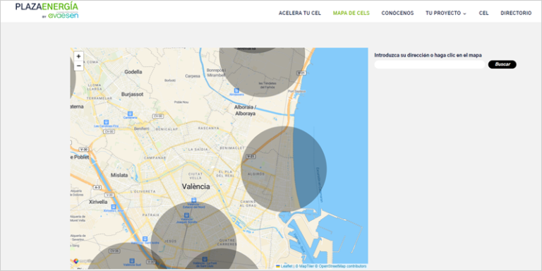 En marcha el mapa interactivo de comunidades energéticas locales de la Comunidad Valenciana