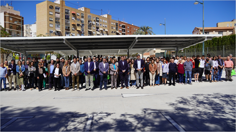 Inauguración de la nueva instalación de autoconsumo compartido para la comunidad energética Comptem en Crevillent 