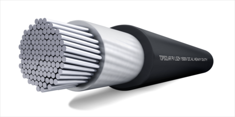 Resistencia y seguridad, características del cable TOPSOLAR PV LSZH AL 1500V Heavy Duty