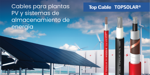 La gama de cables solares de Top Cable se expondrá en la feria Intersolar