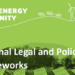 La cuarta orientación de RECAH aborda el marco legal y político de las comunidades energéticas rurales
