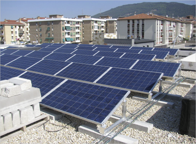 cubierta fotovoltaica