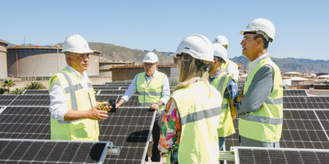 La primera fase del plan para instalar placas fotovoltaicas en las balsas de Tenerife finalizará en septiembre