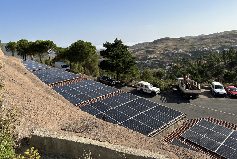 El Cabildo de Gran Canaria lleva el autoconsumo a sus instalaciones de Artenara